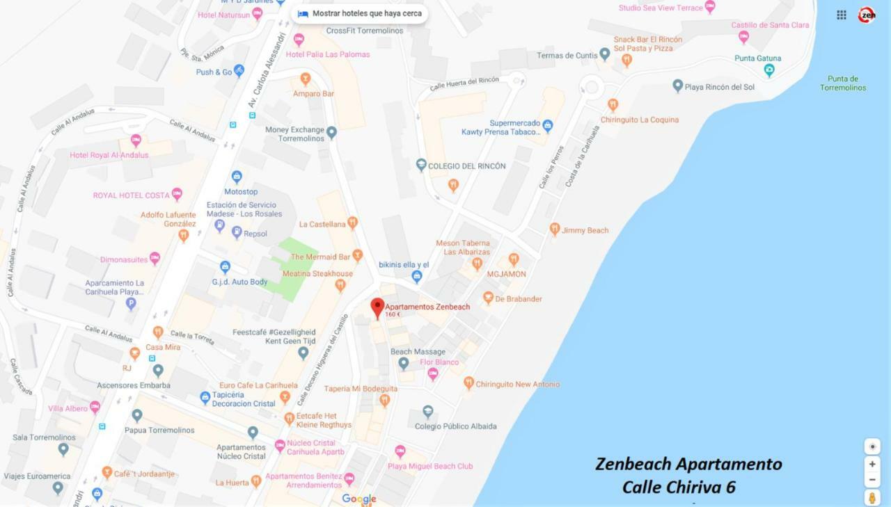 Zenbeach 1A Playa Carihuela Торемолинос Екстериор снимка